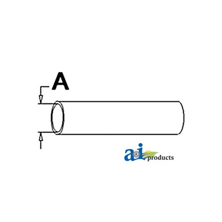 A & I Products Radiator Hose, Upper 7" x2" x2" A-70249755